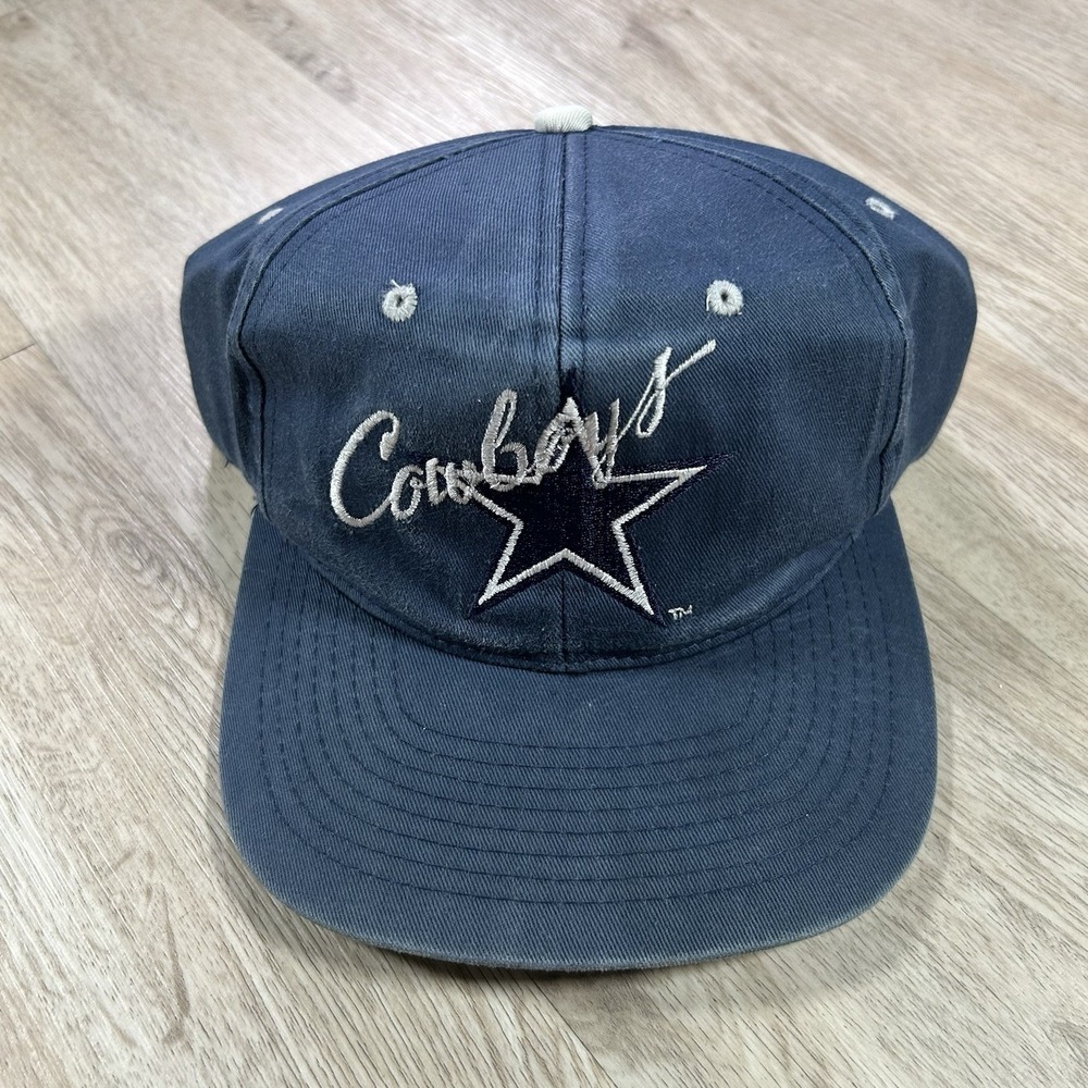 VTG Dallas Cowboys Snapback Hat NFL Football  AJD Blue Cap